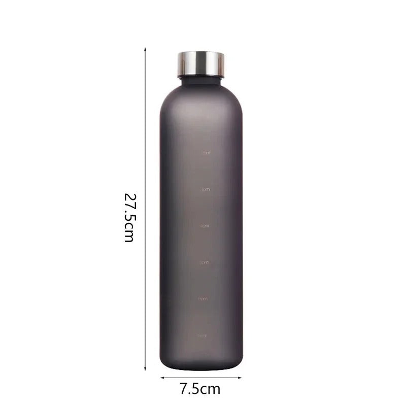 HydraMark Pro 1L Frosted Bottle with Time Marker