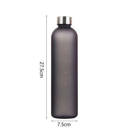 HydraMark Pro 1L Frosted Bottle with Time Marker