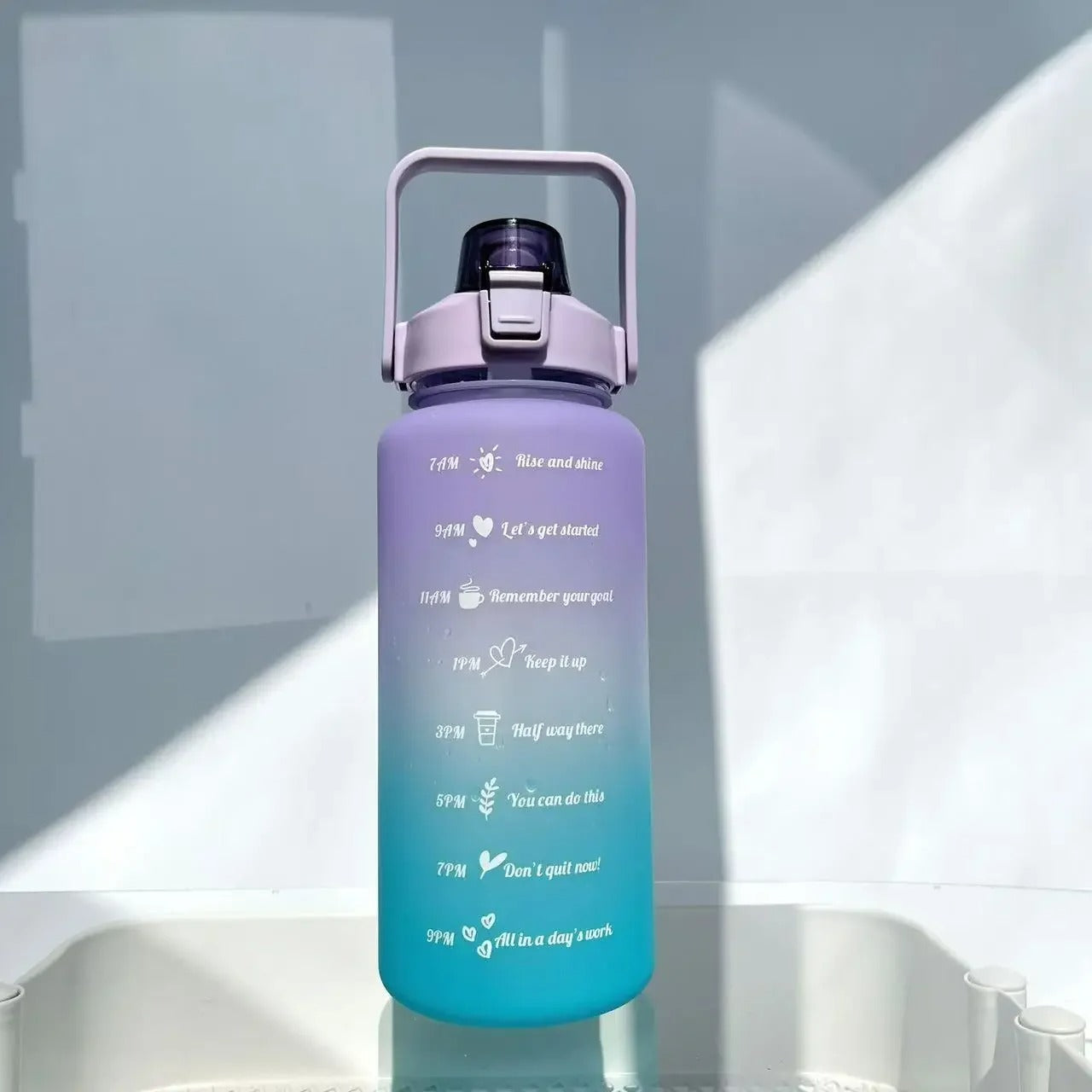 HydraMark Motivational Bottle - 2L / 67 fl oz